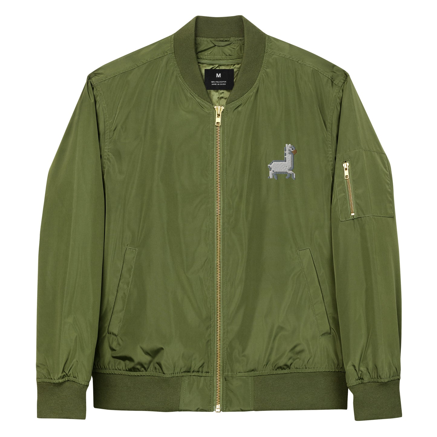The Llama Curve Bomber Jacket