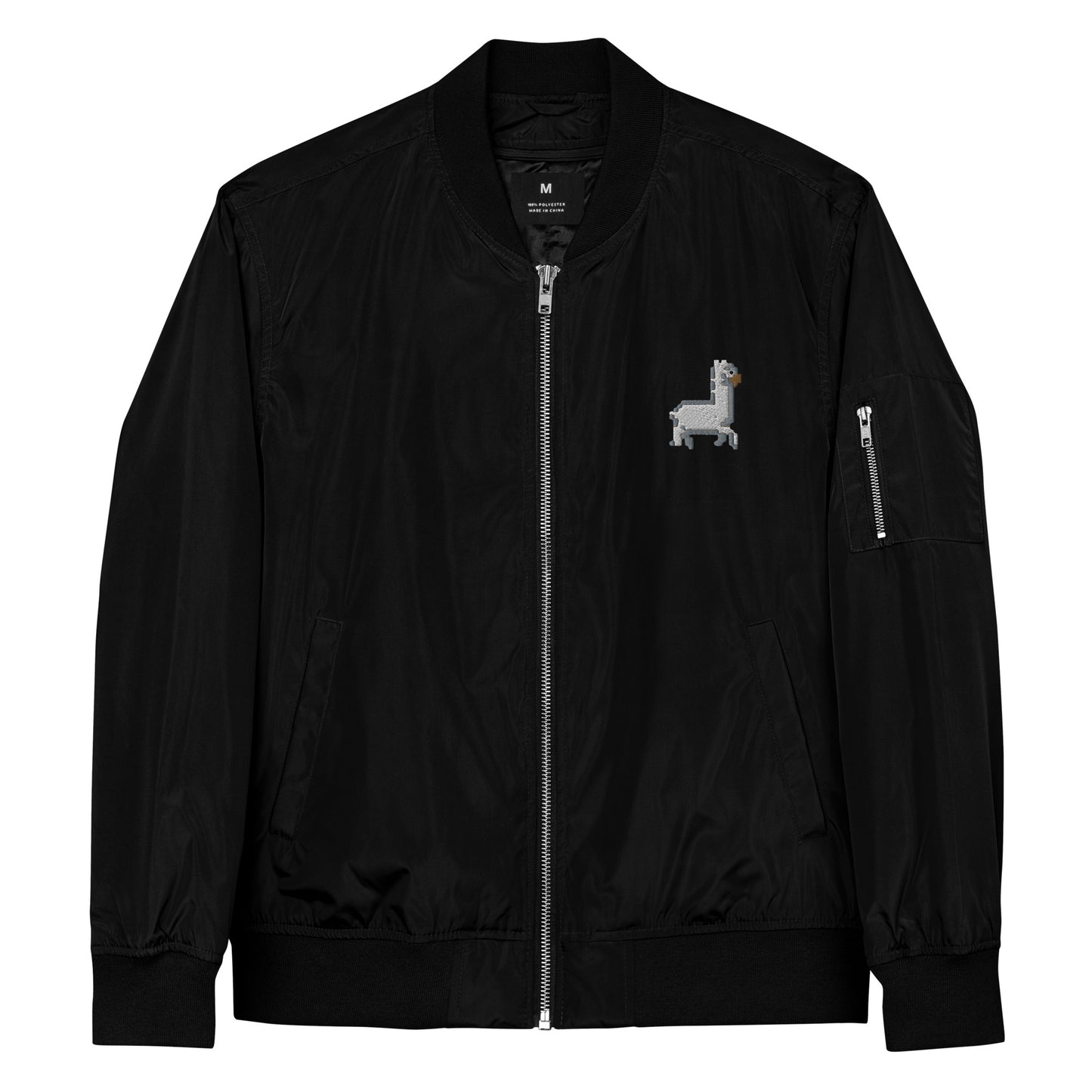The Llama Curve Bomber Jacket